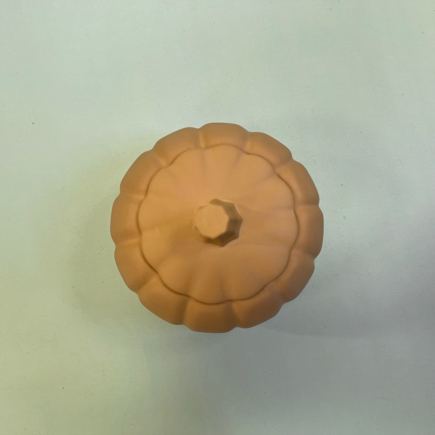 Pumpkin Candle in Ochre Container