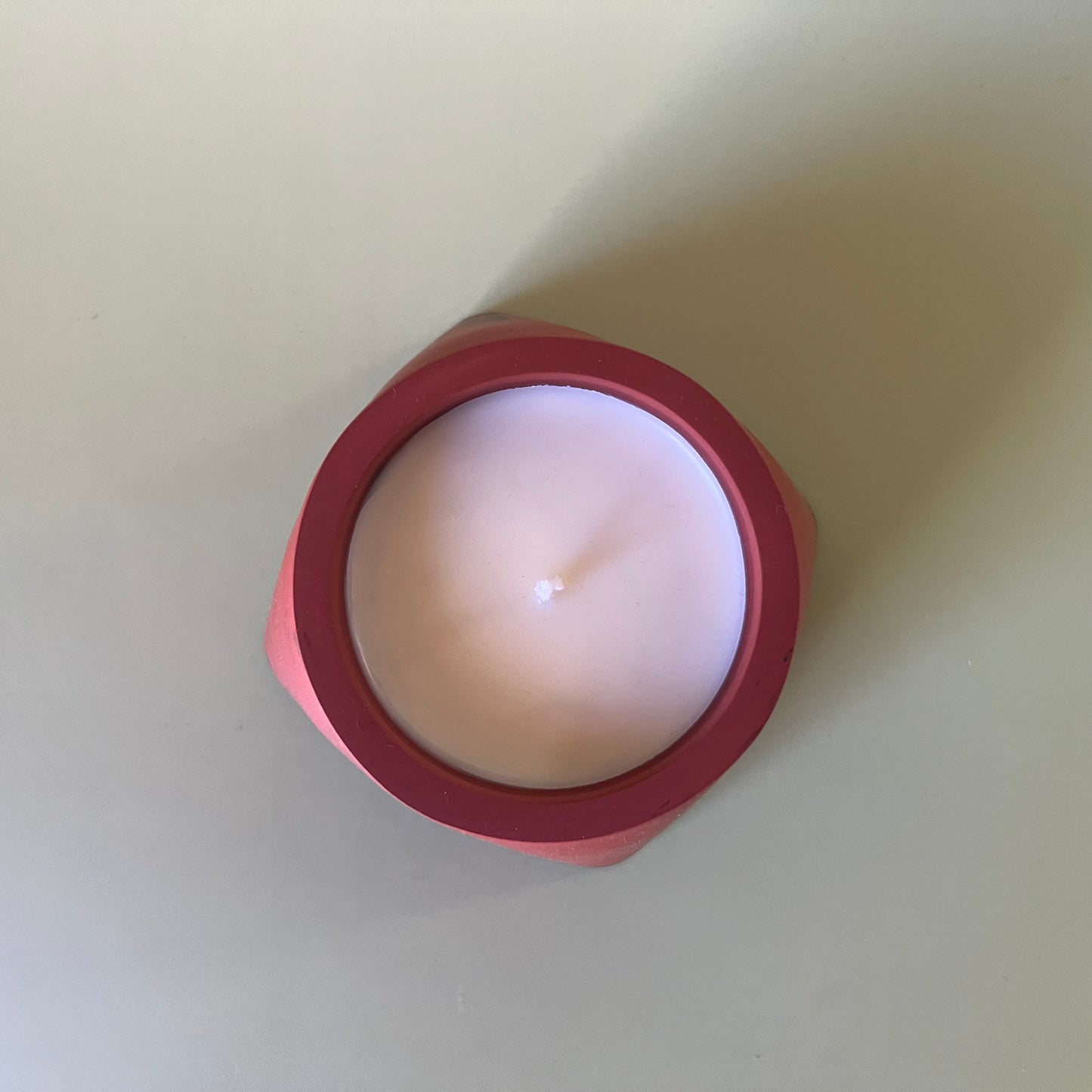 Candle Crimson Flame - Inspired By Iceland