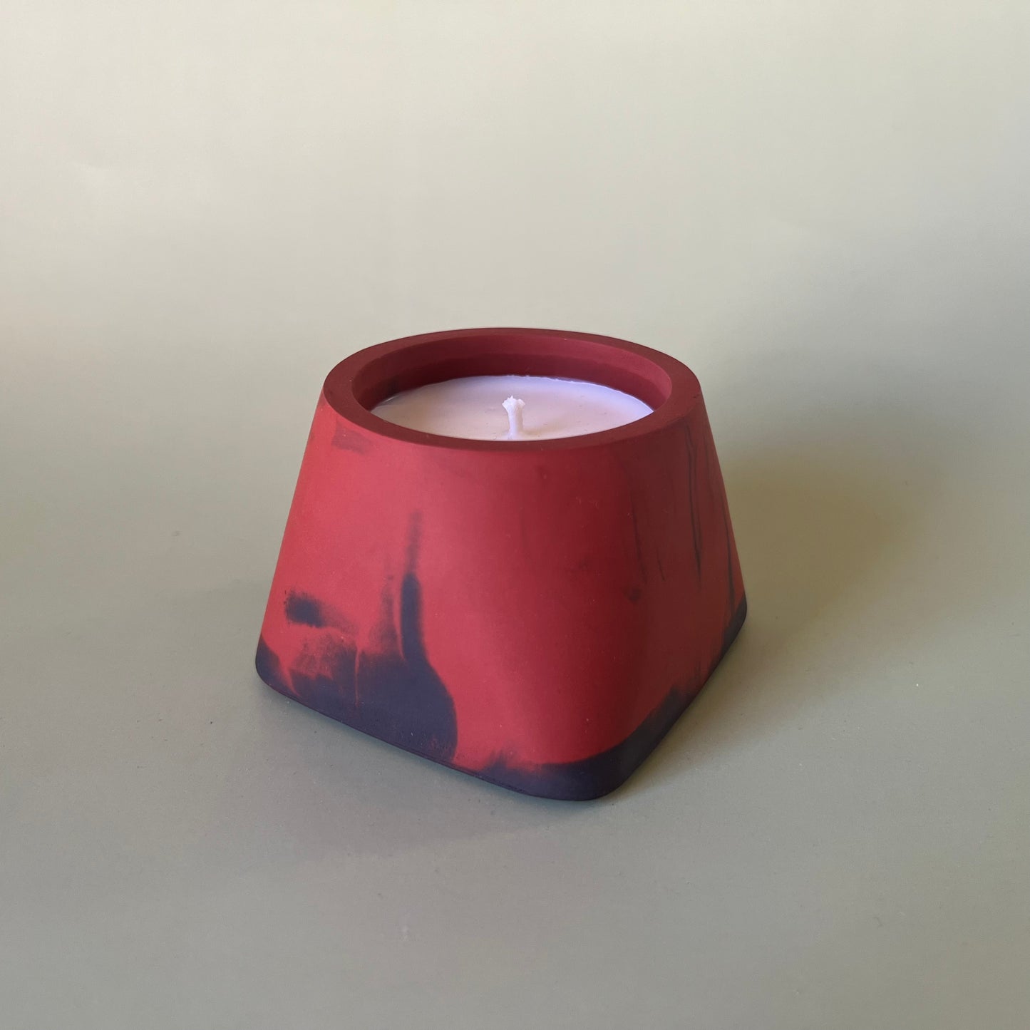 Candle Crimson Flame - Inspired By Iceland
