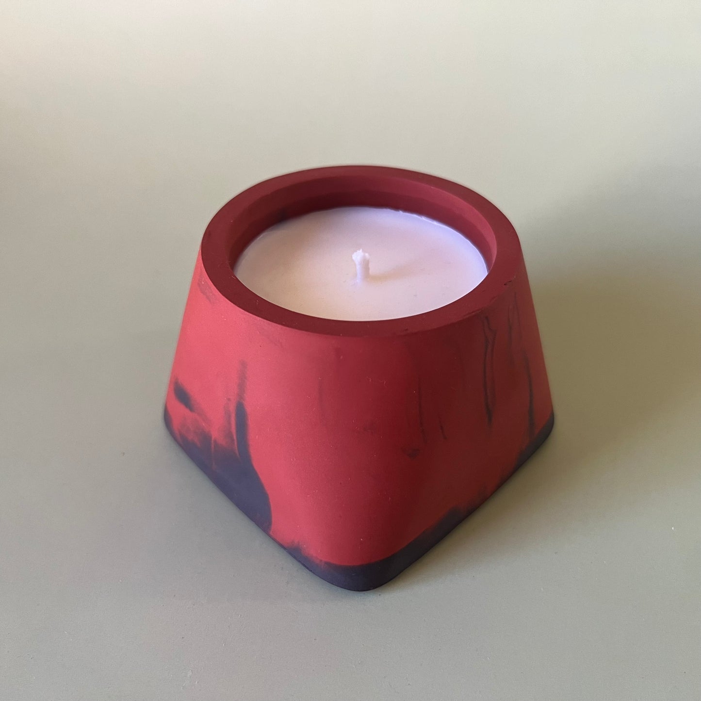 Candle Crimson Flame - Inspired By Iceland