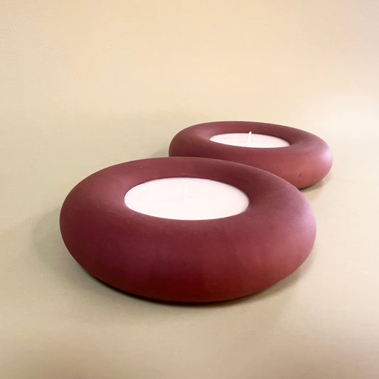 Donut-Shaped Candle Fig Colour