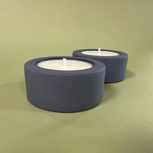 Cylinder-Shaped Mini Candle Atlantic Blue