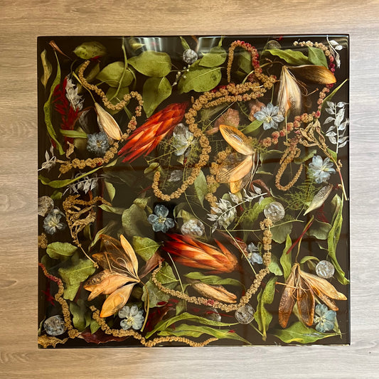 Mesa de centro em resina Floral Symphony