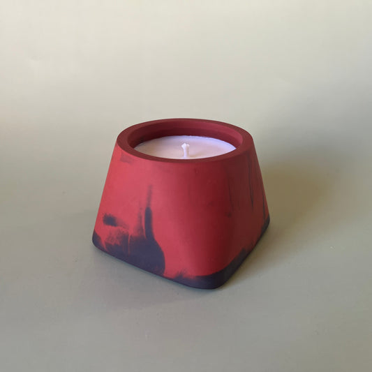 Candle Crimson Flame - Inspired By Iceland