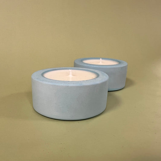 Cylinder-Shaped Mini Candle Sky Blue